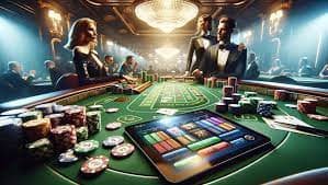 Antarmuka taruhan Roulette dengan statistik dan riwayat di platform raja bando